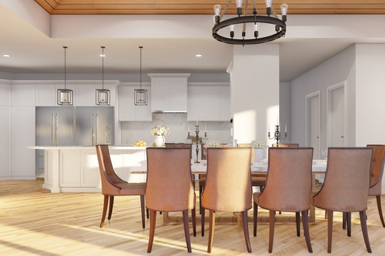 Interior - Dining Room 1 for Contemporary House Plan #17-3390 - 4 bed, 3.5 bath
