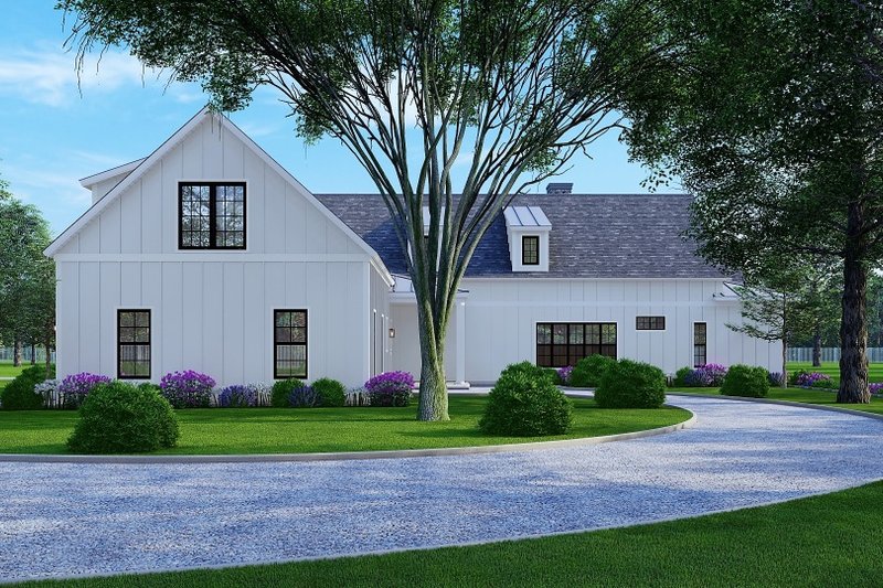 House Plan Design - Exterior - Rear Elevation for Farmhouse House Plan #54-454 - 3 bed, 3.5 bath