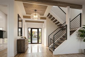 Interior - Entry for Contemporary House Plan #928-353 - 4 bed, 5 bath