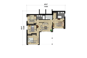 Modern Style House Plan - 5 Beds 3 Baths 2814 Sq/Ft Plan #25-4969 