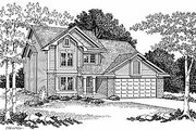 Traditional Style House Plan - 3 Beds 2.5 Baths 1942 Sq/Ft Plan #70-266 