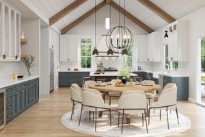 Interior - Kitchen for Traditional House Plan #119-438 - 3 bed, 2.5 bath