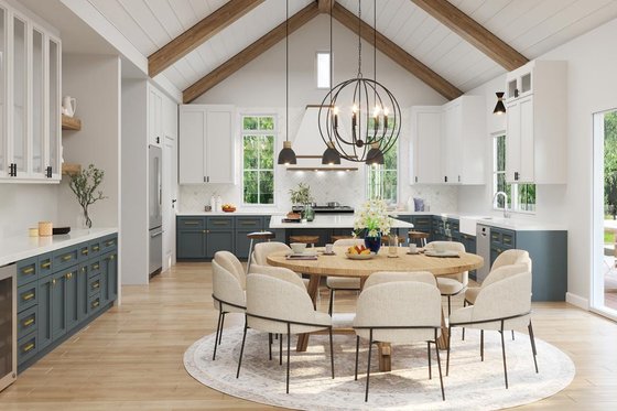 Interior - Kitchen for Traditional House Plan #119-438 - 3 bed, 2.5 bath