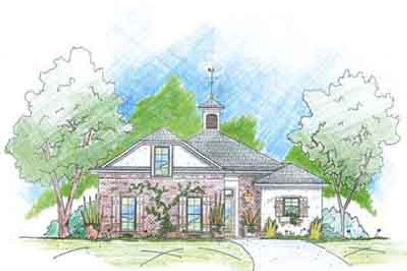 Home Plan - Southern Exterior - Front Elevation Plan #36-434