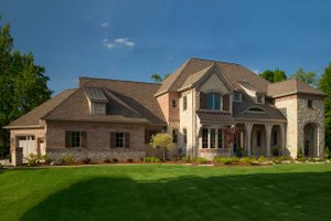 Exterior - Front Elevation 3 for Country House Plan #928-265 - 4 bed, 4.5 bath