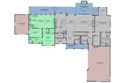Craftsman Style House Plan - 4 Beds 3.5 Baths 3088 Sq/Ft Plan #437-111 