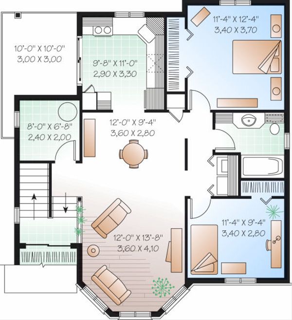 Dream House Plan - European Floor Plan - Upper Floor Plan #23-773