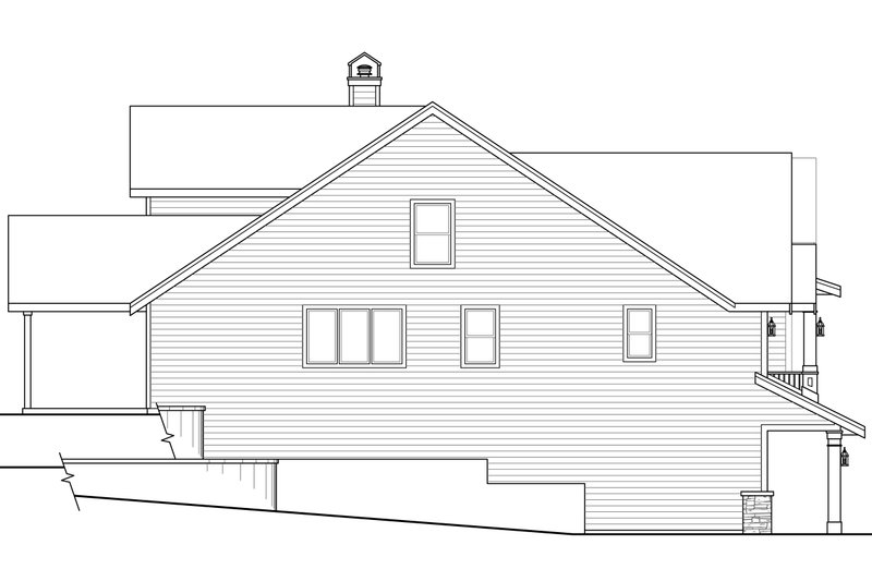 Home Plan - Exterior - Other Elevation for Craftsman House Plan #124-923 - 3 bed, 3 bath