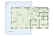 Cabin Style House Plan - 3 Beds 2 Baths 2143 Sq/Ft Plan #17-232 