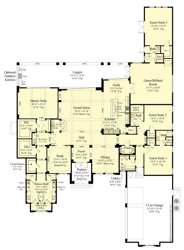 Contemporary Floor Plan - Main Floor Plan #930-520