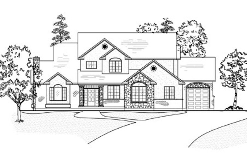 Home Plan - Exterior - Other Elevation for Traditional House Plan #5-211 - 6 bed, 5.5 bath