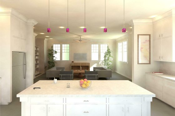 Interior - Family Room for Craftsman House Plan #926-5 - 3 bed, 3 bath