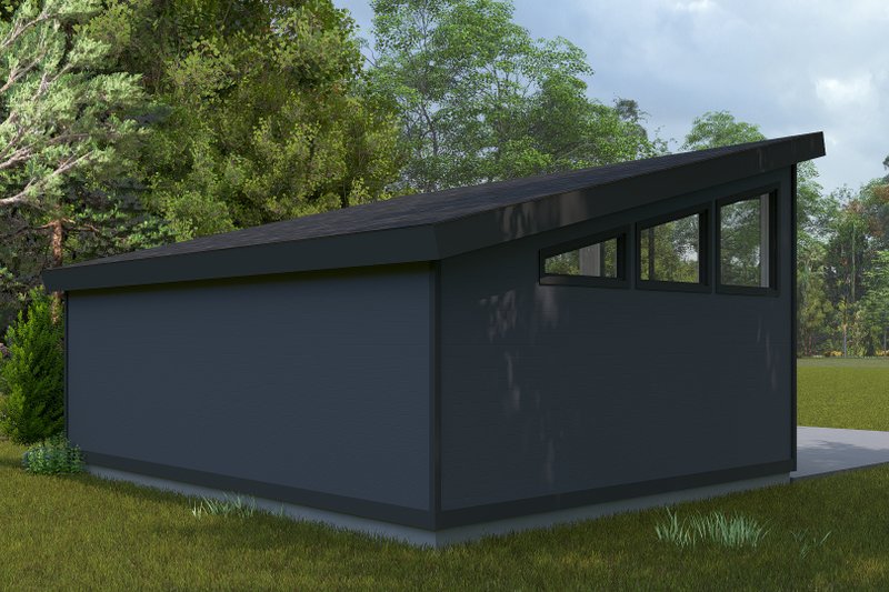 Dream House Plan - Exterior - Rear Elevation for Contemporary House Plan #1060-284, 0 bath