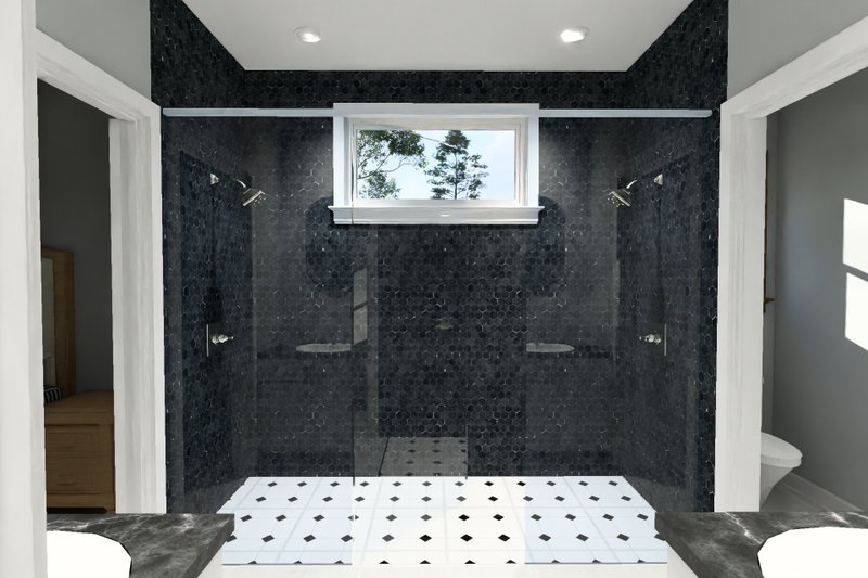 Architectural House Design - Interior - Master Bathroom 1 for Cottage House Plan #513-2425 - 3 bed, 2 bath