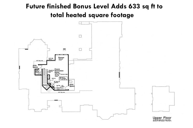 Home Plan - Optional Bonus Level
