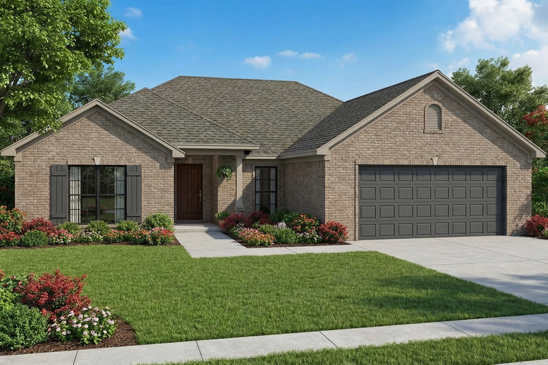 Dream House Plan - Exterior - Front Elevation 2 for Southern House Plan #17-137 - 3 bed, 2 bath