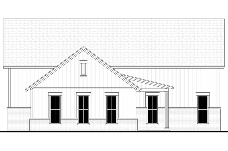 House Blueprint - Exterior - Other Elevation 1 for Farmhouse House Plan #430-431, 0 bath