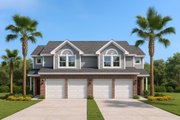 Traditional Style House Plan - 3 Beds 2.5 Baths 3636 Sq/Ft Plan #20-565 Exterior 