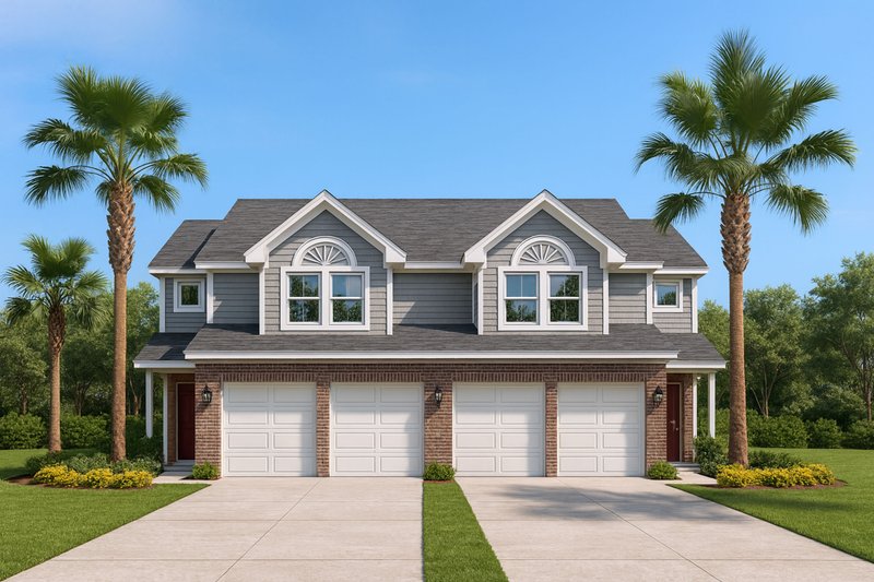 Traditional Style House Plan - 3 Beds 2.5 Baths 3636 Sq/Ft Plan #20-565 Exterior