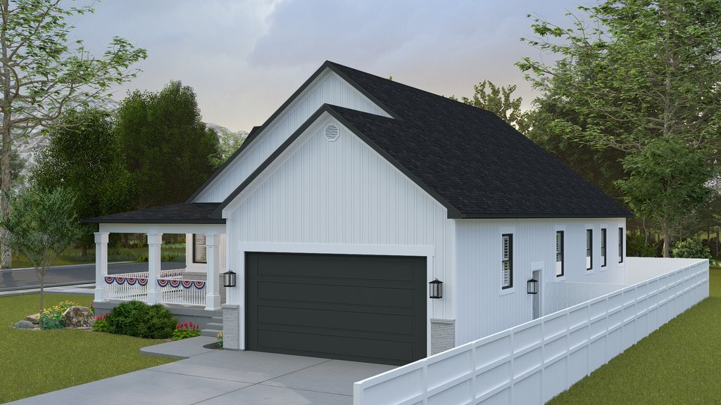Exterior - Other Elevation 1 for Farmhouse House Plan #1060-492 - 3 bed, 3 bath