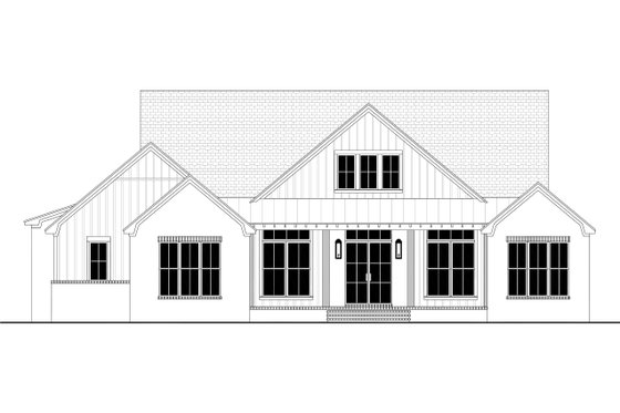 Exterior - Front Elevation 4 for Farmhouse House Plan #430-364 - 3 bed, 2.5 bath