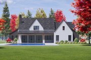 Tudor Style House Plan - 4 Beds 4.5 Baths 3608 Sq/Ft Plan #1096-41 