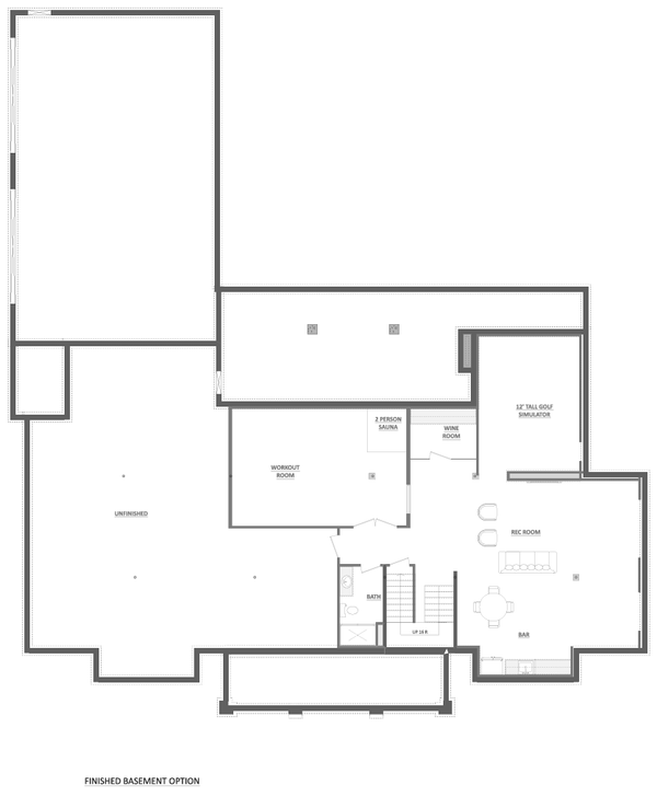 House Plan Design - Floor Plan - Other Floor 1 for Craftsman House Plan #1089-81 - 3 bed, 3.5 bath