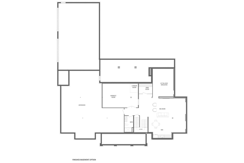House Plan Design - Floor Plan - Other Floor 1 for Craftsman House Plan #1089-81 - 3 bed, 3.5 bath