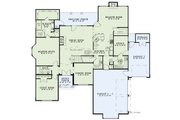 European Style House Plan - 3 Beds 3 Baths 3425 Sq/Ft Plan #17-2302 Floor 