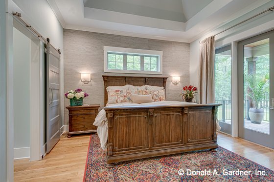 Interior - Master Bedroom for European House Plan #929-1056 - 4 bed, 3 bath