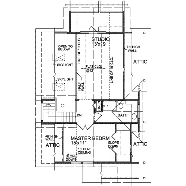 House Plan Design - Floor Plan - Upper Floor Plan #118-109