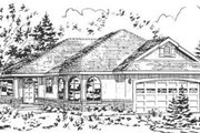 Traditional Style House Plan - 3 Beds 2 Baths 1650 Sq/Ft Plan #18-3112 