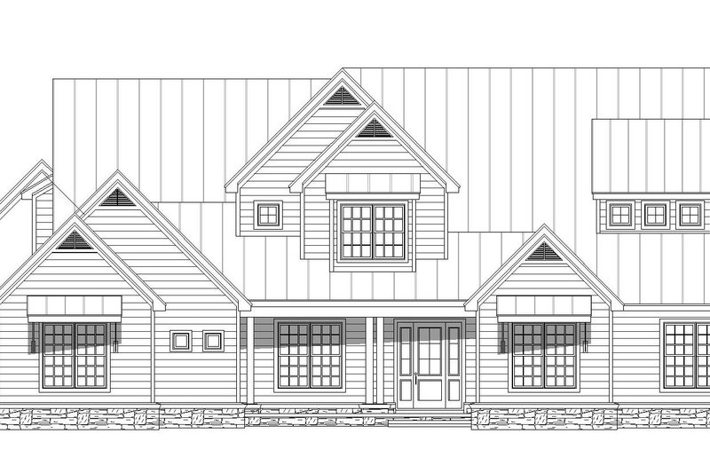 Dream House Plan - Exterior - Front Elevation 7 for Country House Plan #932-66 - 6 bed, 4.5 bath