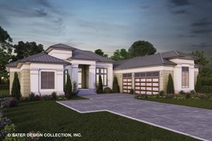 Contemporary Exterior - Front Elevation Plan #930-520