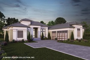Exterior - Front Elevation Dream House Plan - Contemporary Exterior - Front Elevation Plan #930-520