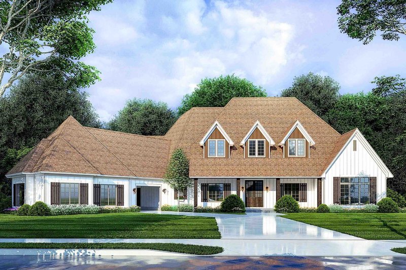 Dream House Plan - European Exterior - Front Elevation Plan #923-271