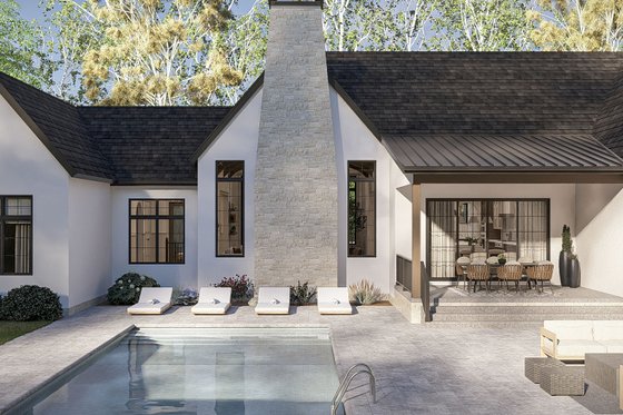 Exterior - Other Elevation 3 for Cottage House Plan #455-784 - 3 bed, 2.5 bath