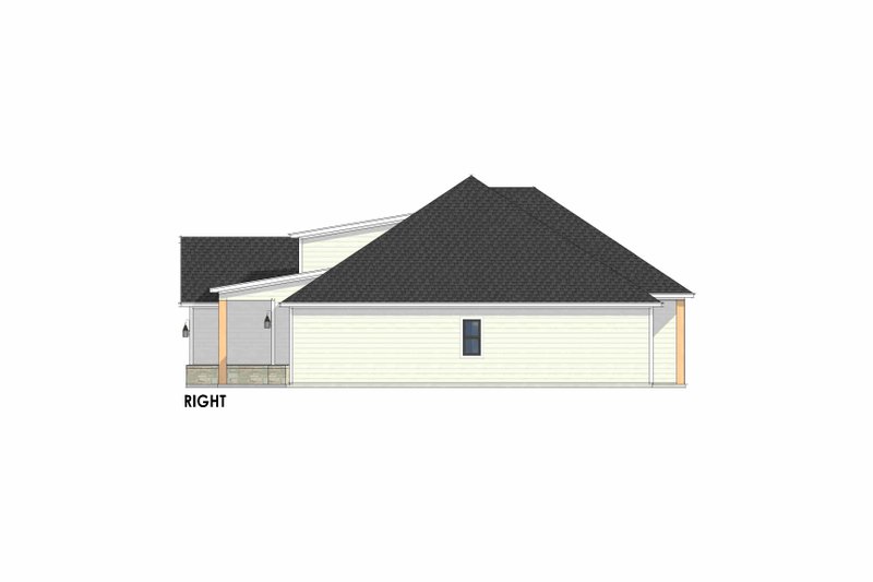 Dream House Plan - Exterior - Other Elevation 1 for Country House Plan #1096-114 - 3 bed, 2 bath