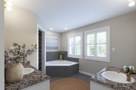 Interior - Master Bathroom 2 for Farmhouse House Plan #1060-207 - 5 bed, 3 bath