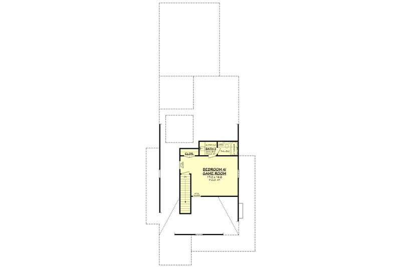 House Plan Design - Floor Plan - Upper Floor 2 for Farmhouse House Plan #430-274 - 4 bed, 3.5 bath