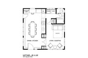 Contemporary Style House Plan - 1 Beds 1 Baths 484 Sq/Ft Plan #917-40 