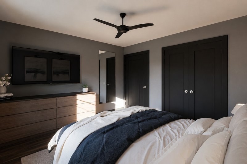 Home Plan - Interior - Bedroom 1 for Country House Plan #1064-469 - 2 bed, 1 bath