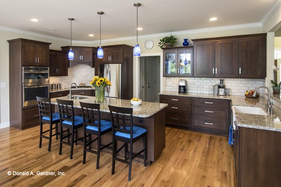 Interior - Kitchen for European House Plan #929-3 - 4 bed, 3 bath