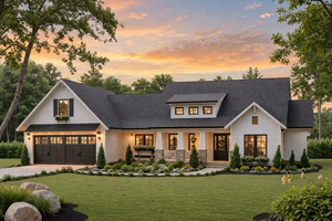 Home Plan - Exterior - Front Elevation for Craftsman House Plan #21-640 - 3 bed, 2 bath