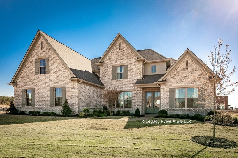 Dream House Plan - Exterior - Front Elevation 3 for Southern House Plan #932-878 - 5 bed, 3.5 bath
