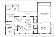 Mediterranean Style House Plan - 3 Beds 2.5 Baths 2278 Sq/Ft Plan #1-521 