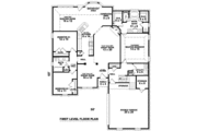 European Style House Plan - 3 Beds 2 Baths 1986 Sq/Ft Plan #81-1024 