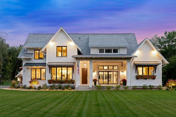 Home Plan - Exterior - Front Elevation for Farmhouse House Plan #51-1132 - 4 bed, 4.5 bath