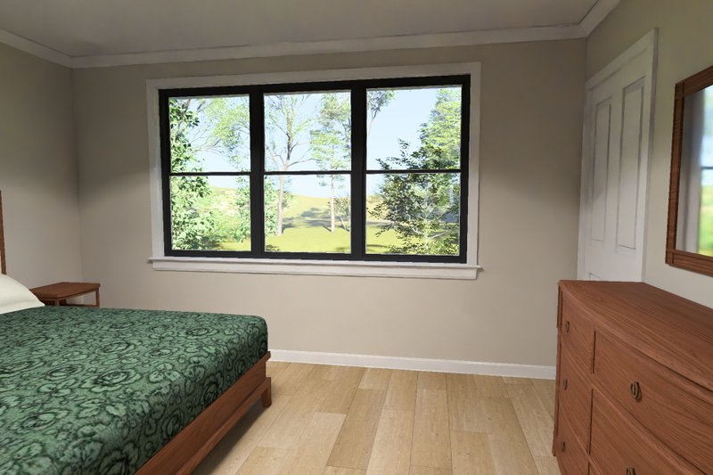 House Blueprint - Interior - Master Bedroom for Modern House Plan #513-2473 - 3 bed, 2.5 bath