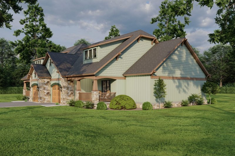Home Plan - Exterior - Other Elevation for Craftsman House Plan #17-2911 - 3 bed, 3.5 bath